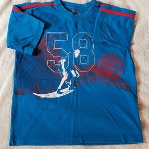 Beverly Hills Polo Club Blue Surf Graphic Tee